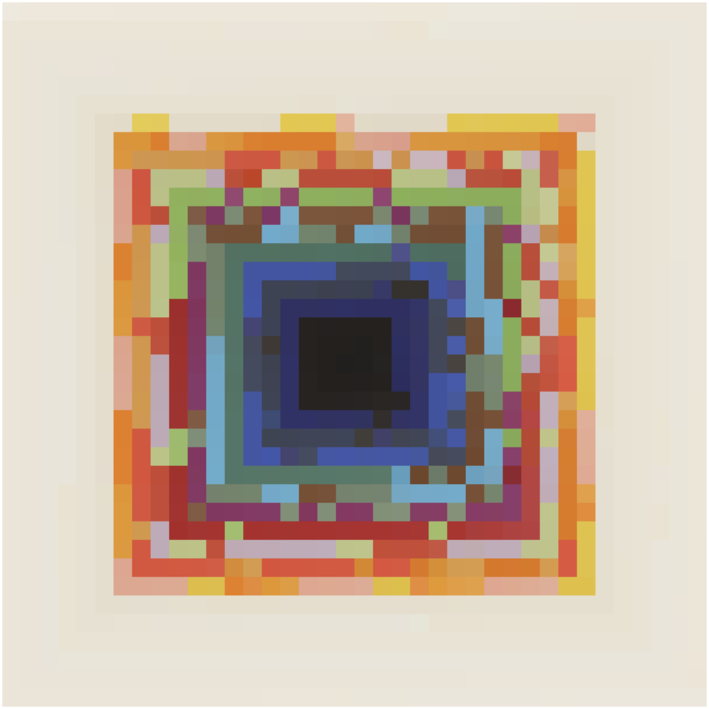EK spectrum colors ordered by Color reversed in a spiral
