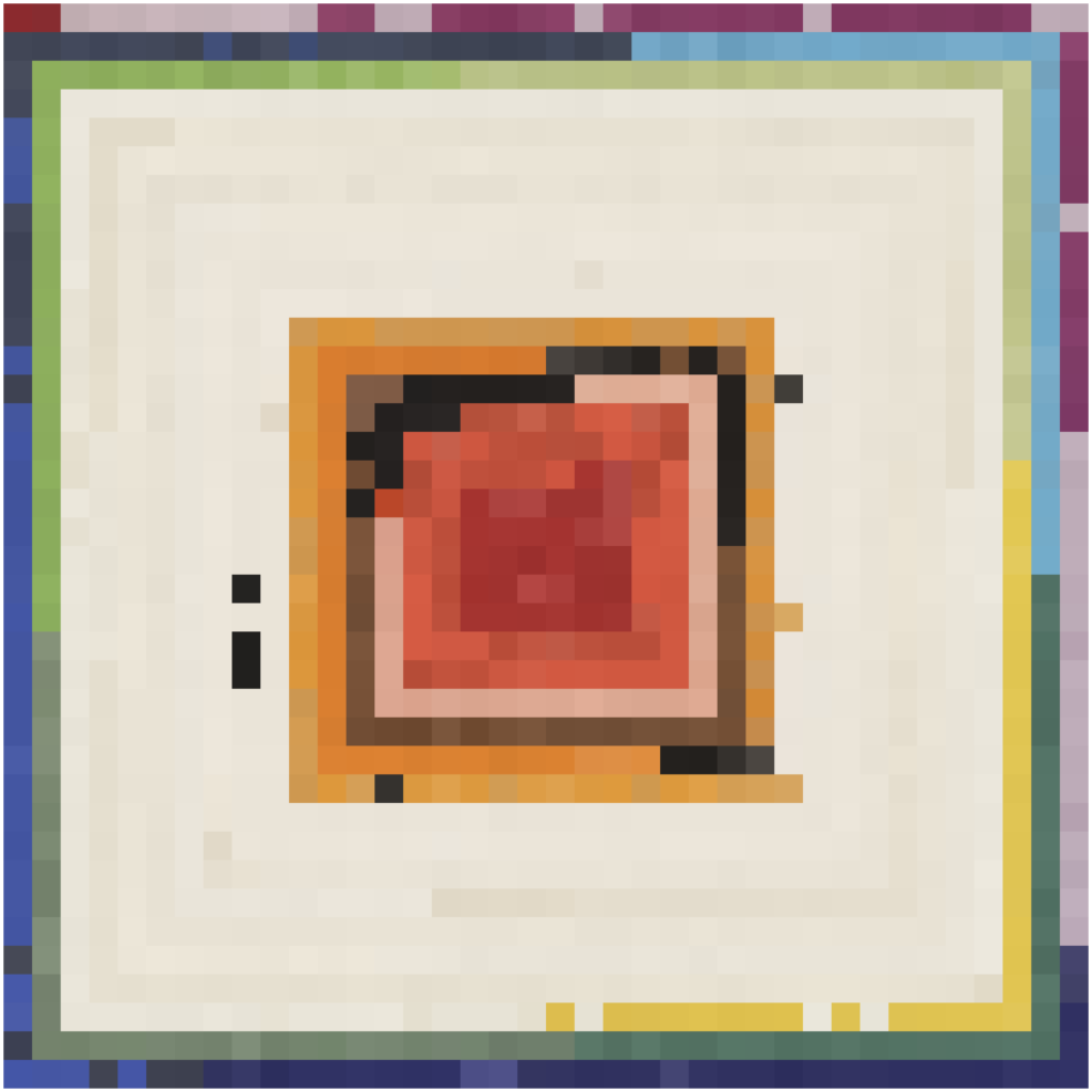 EK spectrum colors ordered by Hue reversed in a spiral