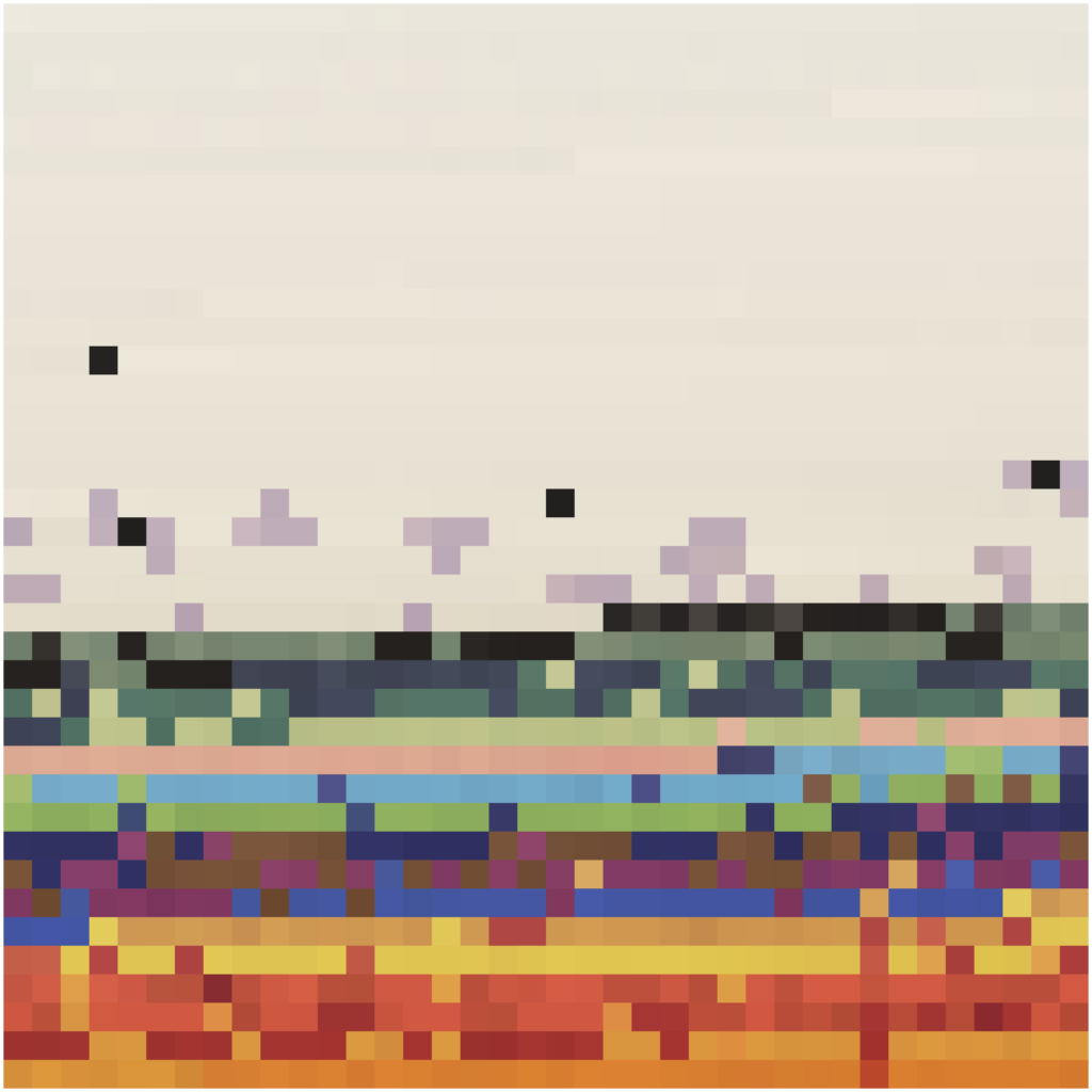 EK spectrum colors ordered by Saturation