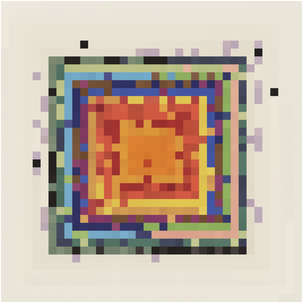 EK spectrum colors ordered by Saturation in a spiral