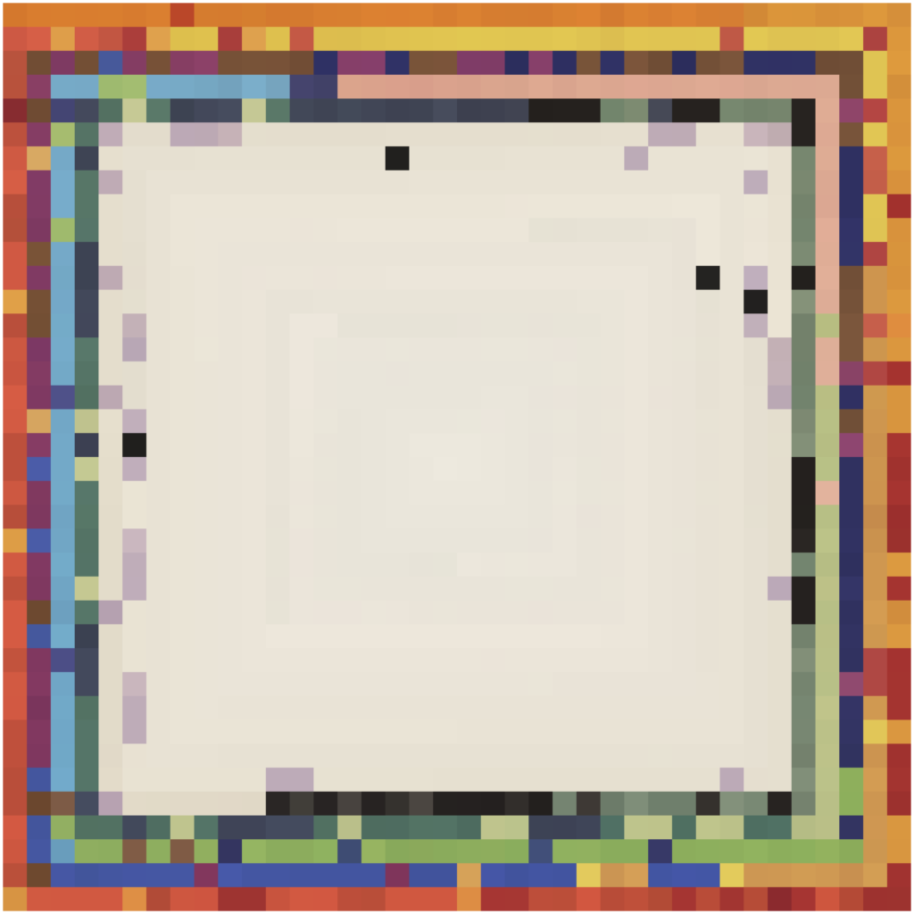 EK spectrum colors ordered by Saturation reversed in a spiral